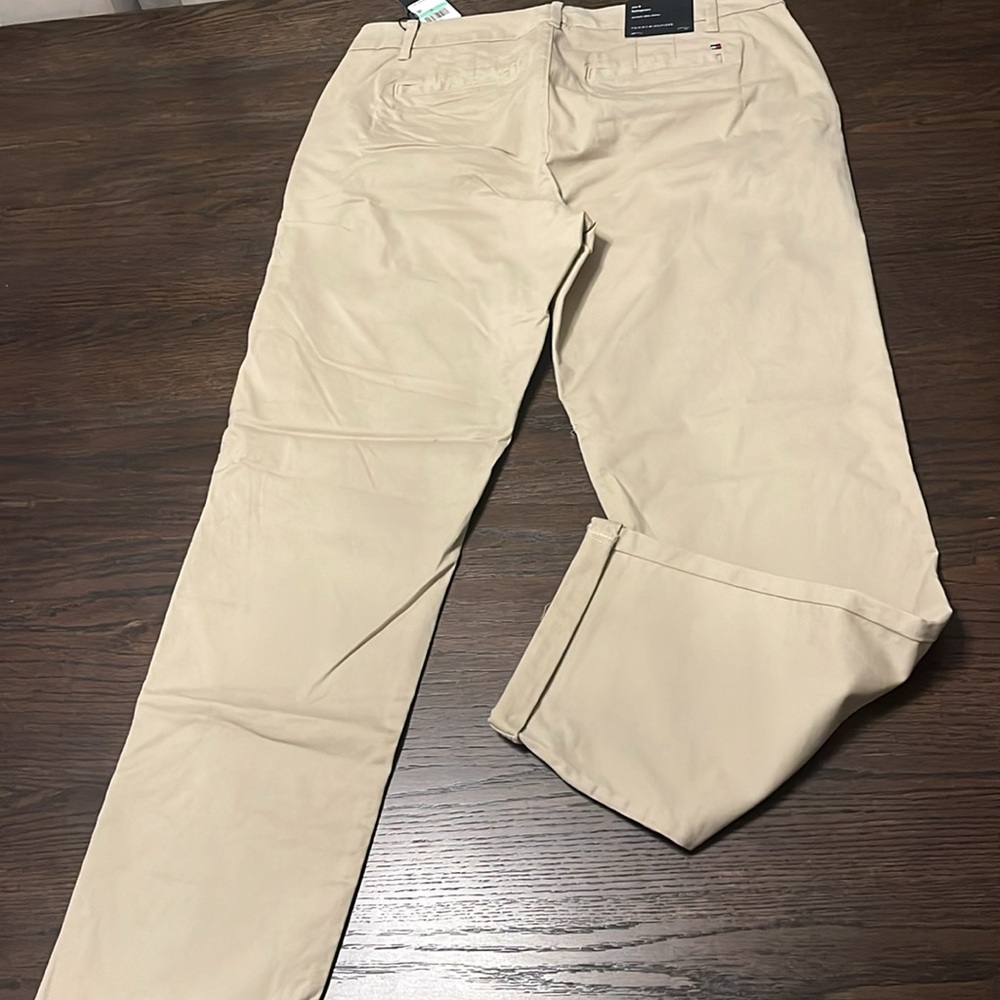 Tommy Hilfiger Cream Women's Trousers - Picture 7 of 12